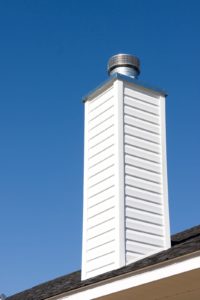 chimney chase with chase cover
